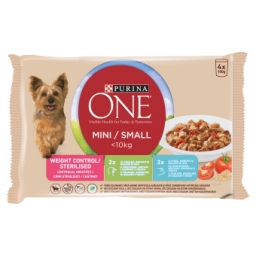 PURINA ONE MINI/SMALL Weight Control/Steril (4x100g)