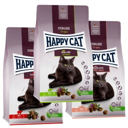HAPPY CAT Sterilised eledel ivartalanított macskáknak