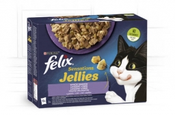 FELIX Sensations Jellies vegyes válogatás aszpikban cicáknak (12x85g)