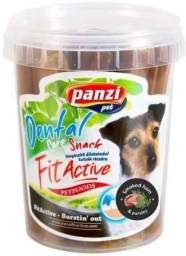 PANZI FitActive Dental Sticks jutalomfalat (füstölt lazac, paradicsom)