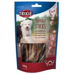 TRIXIE Premio Buffalo Sticks jutalomfalat (bivaly) kutyáknak (100g)