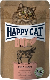 HAPPY CAT Bio Organic alutasakos eledel - marha