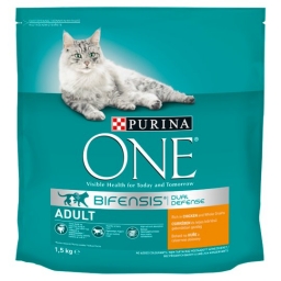 PURINA ONE Csirkében és teljes kiőrlésű gabonákban gazdag szárazeledel