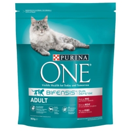 PURINA ONE Adult Csirkében és gabonákban gazdag szárazeledel (800g)