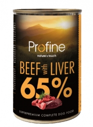 PROFINE Beef with Liver konzerv (400g)