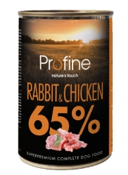 PROFINE Rabbit and Chicken konzerv (400g)