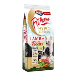 PANZI FitActive Hypoallergenic Lamb&Spring Veggies Senior Light kutyáknak