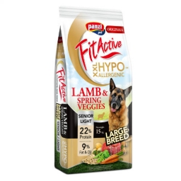 PANZI FitActive Large Breed Hypoallergenic Lamb&Spring Veggies Senior Light kutyáknak