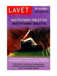 LAVET Multivitamin kölyök és felnőtt macskáknak (40g)