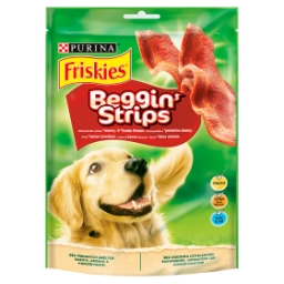 FRISKIES Beggin Strips bacon ízesítésű jutalomfalat felnőtt kutyáknak