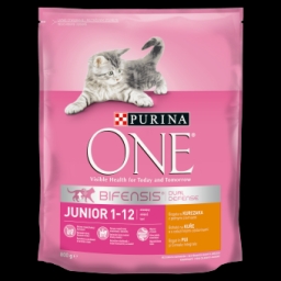 PURINA ONE Junior csirkében gazdag eledel kölyökmacskáknak (800 g)