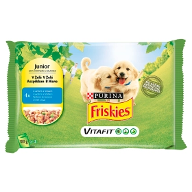 FRISKIES Junior válogatás eledel kölyökkutyáknak (4x100g)