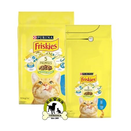 FRISKIES száraz macskaeledel lazaccal és zöldségekkel