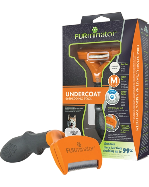 FURminator Aljszőrkefe - Közepes testű, rövid szőrű kutyáknak (M)