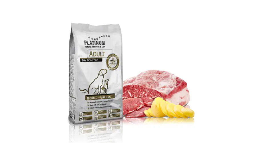 PLATINUM Adult Iberico+Greens száraz kutyatáp felnőtt kutyáknak