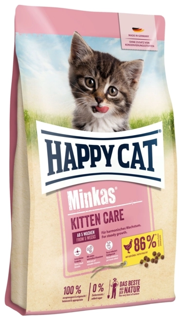 HAPPY CAT Minkas Kitten Care (baromfi)