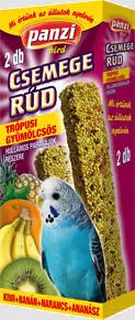PANZI Csemege rúd hullámos papagájoknak trópusi gyümölcsökkel (2 db)