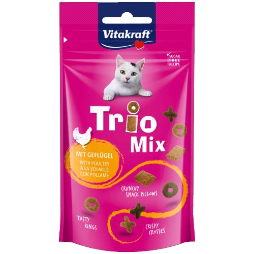 VITAKRAFT Trio Mix jutalomfalat baromfival (60g)