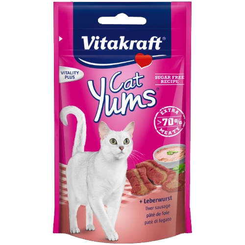VITAKRAFT Cat Yums Snack puha jutalomfalat májjal (40g)