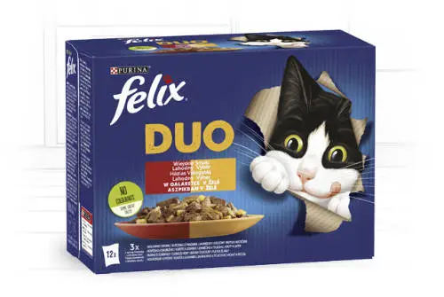 FELIX Fantastic Duo Házias válogatás aszpikban (12x85g)