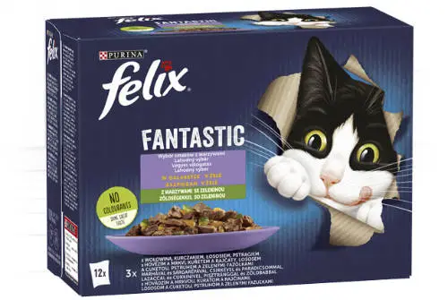 FELIX Fantastic Duo Házias válogatás zöldséggel aszpikban (12x85g)