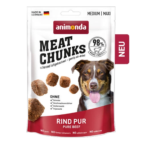 ANIMONDA Meat Chunks jutalomfalat marhával (60g)