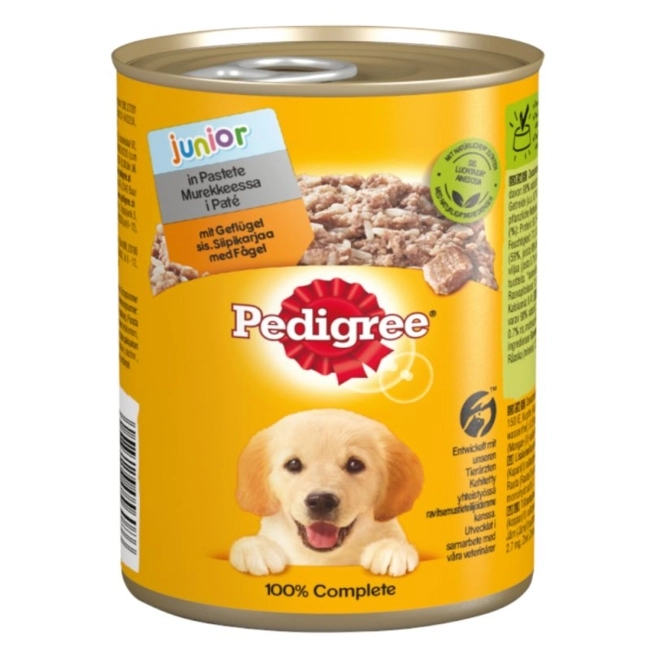 PEDIGREE Junior konzerv eledel kutyáknak csirkével (400g)