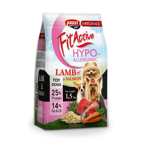 PANZI FitActive ToyDogs Hypoallergenic Adult (bárány) szárazeledel