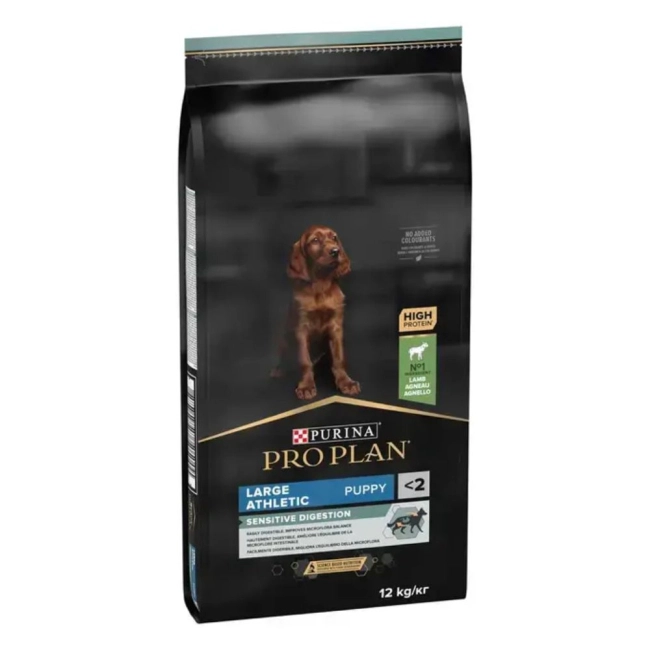 PRO PLAN Large Athletic Puppy SENSITIVE DIGESTION bárányban gazdag szárazeledel (12 kg)