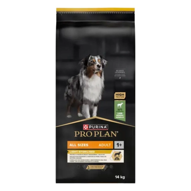 PROPLAN All sizes Light/Steril bárányban gazdag szárazeledel