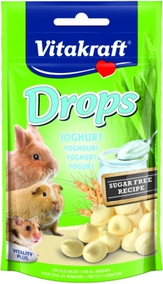 Vitakraft Drops joghurtos jutalomfalat 75 g