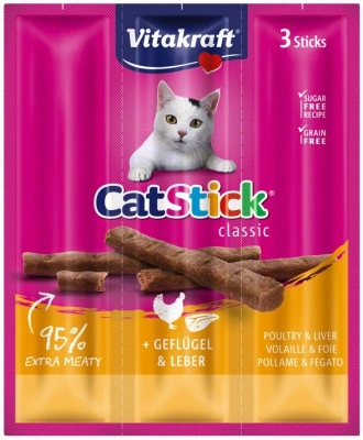 Vitakraft Cat Stick Classic - baromfi és máj 1 db