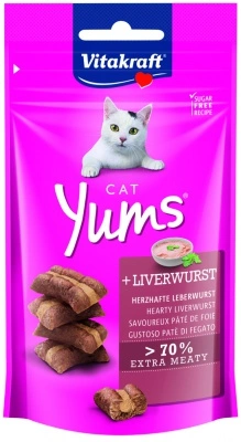 Vitakraft Cat Yums májas hurkával macskának 40 g