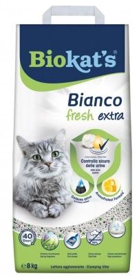 Biokat's Bianco Fresh Extra aktív szénnel 8 kg