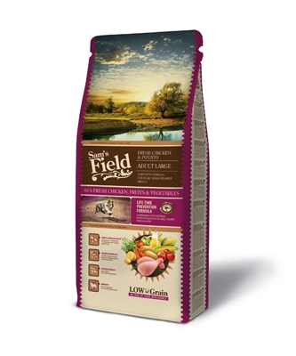 Sam's Field Low Grain Adult Large Fresh Chicken & Potato 13 kg