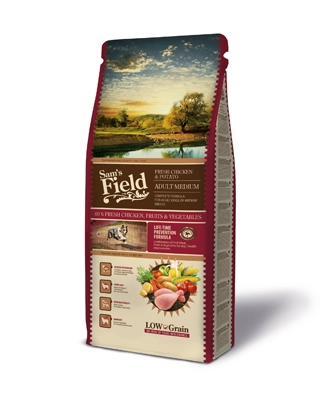 Sam's Field Low Grain Adult Medium Fresh Chicken & Potato 13 kg