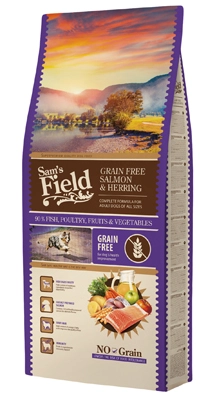 Sam's Field Adult Grain Free Salmon & Herring 13 kg