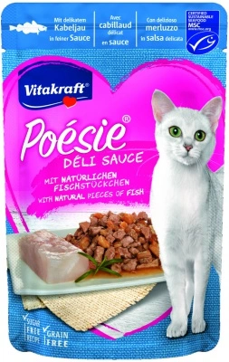 Vitakraft Poésie Déli Sauce macskáknak - tőkehal 85 g