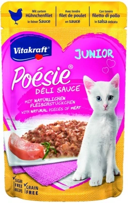 Vitakraft Poésie Déli Sauce Junior macskáknak - csirke 85 g