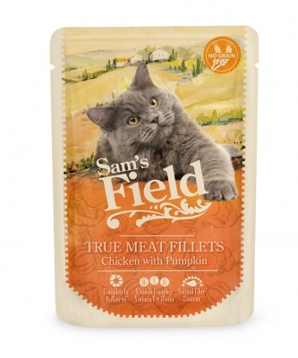 Sam's Field True Meat Fillets - Chicken & Pumpkin alutasakos eledel 85 g