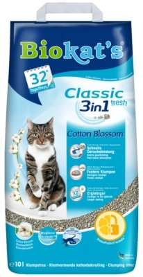 Biokat's Classic Fresh 3in1 Cotton Blossom alom 10 l