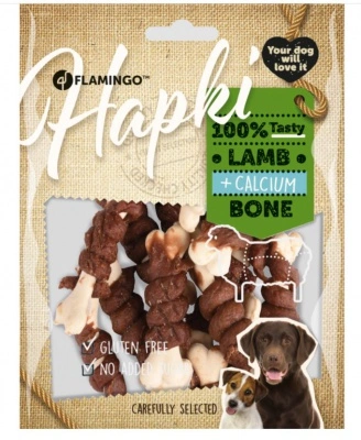 Flamingo Snack - Hapki Calcium Bone - bárányos 150 g
