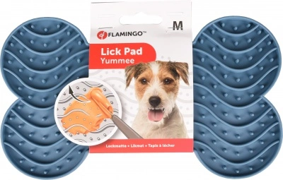 Flamingo Lick Pad - Yummee csont alakú nyalószőnyeg 1 db