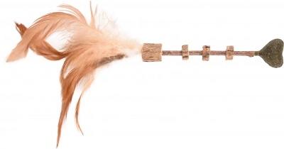Flamingo macskamentás fapálcika játék 25 cm