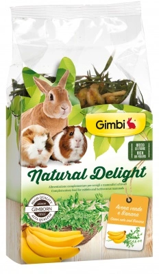 Gimbi Natural Delight zabfű és banán 100 g