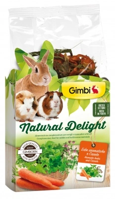 Gimbi Natural Delight aromás gyógynövények és sárgarépa 100 g