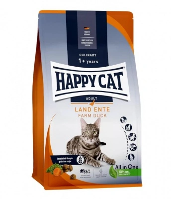 Happy Cat Culinary Adult Land Ente - Kacsa 4 kg