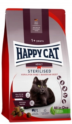 Happy Cat Adult Sterilised - marha 10 kg