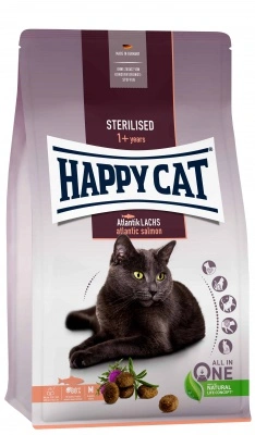 Happy Cat Sterilised Atlantik Lachs - Lazac 1.3 kg