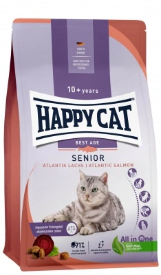 Happy Cat Senior Atlantik Lachs - Lazac 1.3 kg